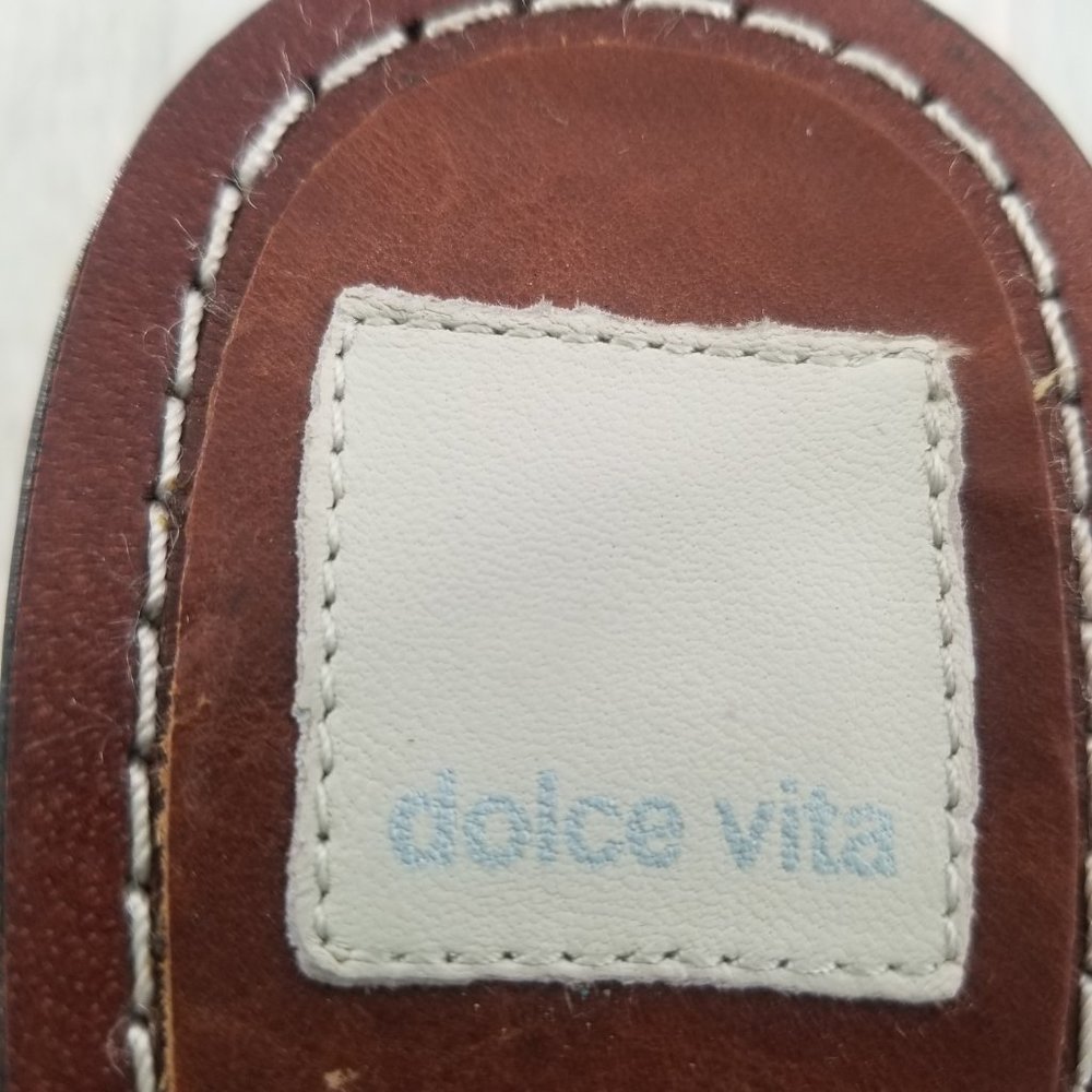 DOLCE VITA Snakeskin High Heel Sandals sz 7.5 - Picture 6 of 7
